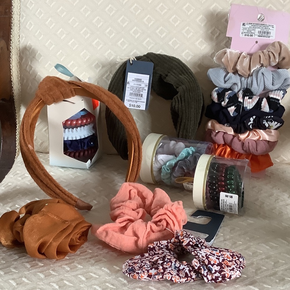 NWT Bundle of Beautiful Hair Accessories in a Variety of Colors, Types, & Styles